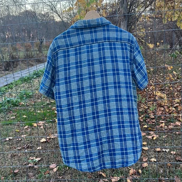 Double Ralph lauren Indigo Plaid Double-Faced Workshirt - Picture 7 of 7